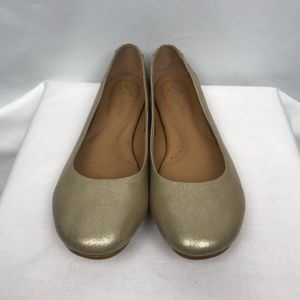 Born Crown | Metallic Gold Flats